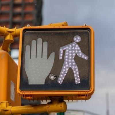 pedestrians have right of way at crosswalk